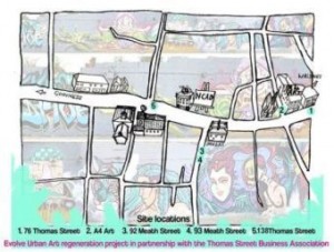 map of grafiti