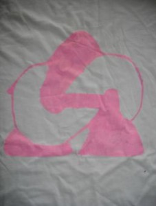 Anstashai Monogram Stencil print